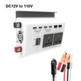 thumbnail image 2 of Maytalsory 300W Car Power Inverters Power Inverter Sine Wave Power DC To /C DC 12V Converter Versatile Durable DC12V to 110V, 2 of 6