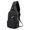 Black, variant on Stylago Women Mens Crossbody Bags USB Charging Port Travel Hiking Chest Bag Shoulder Purses with Multiple Zipper Pockets Black