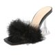 thumbnail image 1 of High Heel Shoes Female Sandals Women Black Durable Non-slip Sole Easy to Put On and Take Off 1 Pair, 1 of 3