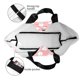 thumbnail image 4 of Balery Cute Pink Snowman Cat Bolsa Tote Estilo Estético con Cremalleras, Bolsa de Hombro, Bolsa de Compras Grande y Plegable, 4 of 8