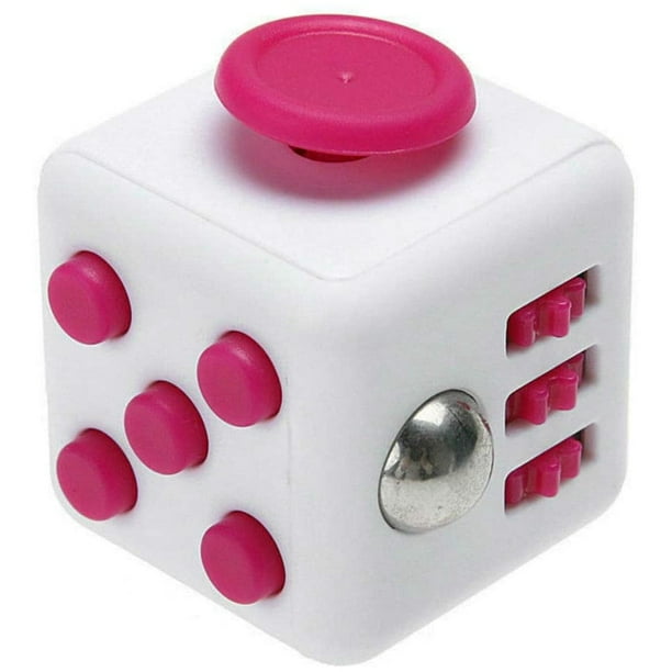 Fidget Cube Stress Anxiety Pressure Relieving Toy Great For Adults And Children Gift Idea Relaxing Toy Stress Reliever Soft Material White Pink Walmart Com Walmart Com
