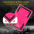 thumbnail image 6 of FIEWESEY for Lenovo Tab M10 HD Tablet Case,Shock-Resistant Drop-Proof and Shock-Resistant Hybrid Rugged case(Built-in Stand), for Lenovo Tab M10 HD 2nd Gen (TB-X306F/TB-X306X) 10.1 Inch(Pink), 6 of 7
