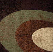 Home Dynamix Tribeca Slade Contemporary Abstract Area Rug, Brown/Green, 39"x55"