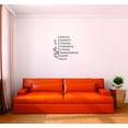 thumbnail image 1 of Life Is Whole Perfect Strong Vinyl Wall Decal for Home - Strong World Health Powerful Positive Cute Wall Décor Bedroom Living Room Entry - Removable High Tact - Size: 16 In x 40 In, 1 of 3