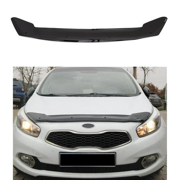 BMY Hood Deflector / Front Bug Shield Compatible for Kia Ceed 2012-2018 Hood Guard Bonnet Protector