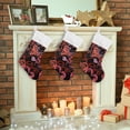 thumbnail image 3 of SKYSONIC Christmas Stockings 2PCS,Big Xmas Stockings Gift Decorations and Party Supplies,Used for Fireplace Decoration Socks-Beautiful Love Heats, 3 of 7
