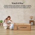 thumbnail image 6 of Full Size Mattress, 6 Inch Full Mattress, Basic Graphite Cooling Memory Foam Mattress in a Box, Pressure Relief with Medium Firm Support, CertiPUR-US Certified, 75''L x 54''W, 6 of 9