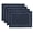 Navy Blue, variant on Fennco Styles Stylish Solid Color with Hemstitched Border Table Placemat - Set of 4 (Navy Blue, 13"x19" Placemat - Set of 4)