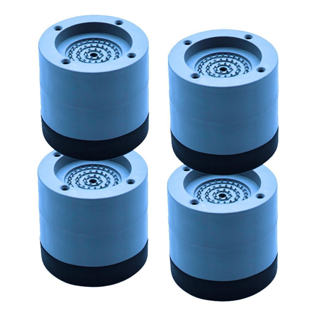 WLPZXP 4Pc Anti Vibration Pads Washer & Dryer Pedestals Fit All Machines Protects Floor Blue 6cm
