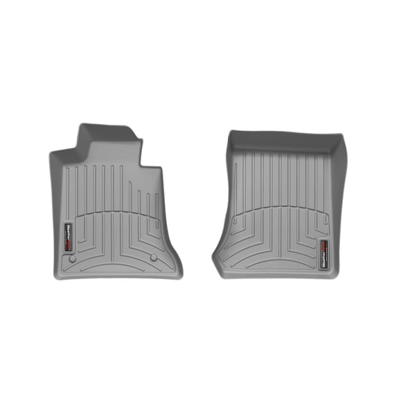 WeatherTech Custom Fit FloorLiners compatible with 2010-2012 Mercedes GLK-Class - 1st Row (Driver & Passenger), Grey