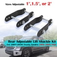 thumbnail image 1 of ELITEWILL 2 PCS Rear Adjustable Lift Shackle Kit For 2007-2020 Toyota Tundra 2WD/4WD/TRD, 1 of 10