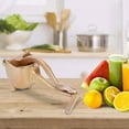 thumbnail image 4 of Manual Squeezer,Aluminum Alloy Portable Household Fruit Squeezer Lemon Juicer Reliable and Durable, 4 of 6