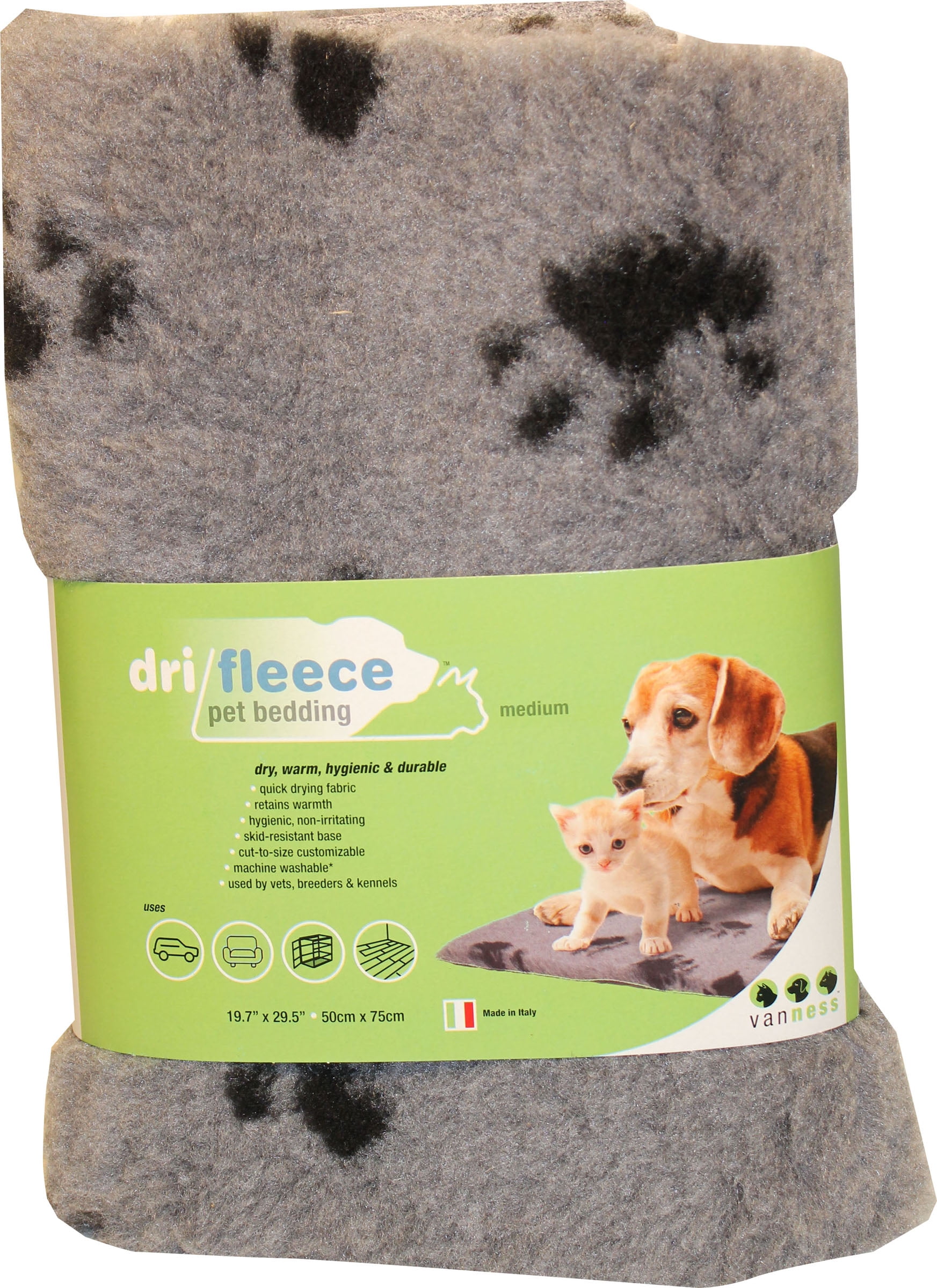 DRIFLEECE PET BEDDING WITH PAWS