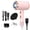 Pink, variant on Professional Ionic Hair Dryer, Powerful 1600W Fast Drying Low Noise Blow Dryer with Concentrator Nozzle Diffuser Attachments for Home Salon Travel,ALCI Safety Plug