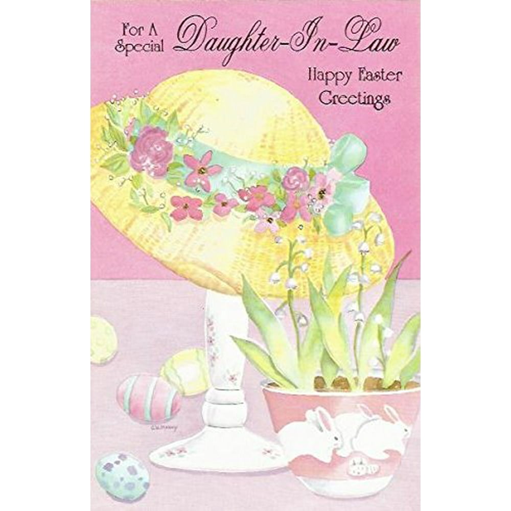 For A Special DaughterInLaw Happy Easter Greetings (Z1), Cover For A Special DaughterInLaw