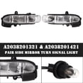 thumbnail image 1 of Pair Side Mirror Turn Signal Light for Mercedes-Benz W211 S211 W463, 1 of 11