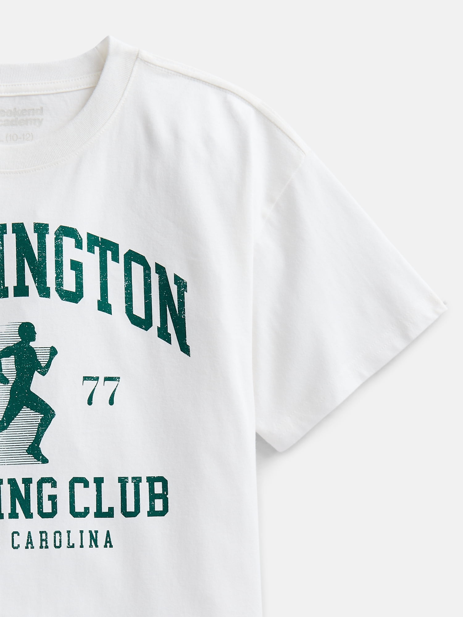 Weekend Academy Girls Graphic Tee with Short Sleeves, Sizes 4-18