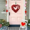 thumbnail image 4 of Easter Clearance 2024! CWCWFHZH Valentines Day Decor Wreaths for Front Door Outside 16Inch Valentine Decorations for The Home Heart Shaped Wreath for Outdoor Valentine'S Day Wreath Valentines, 4 of 6