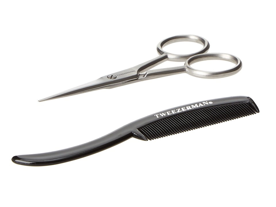 Tweezerman Tweezerman Moustache Scissors and Comb Set