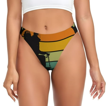 Adobk Not All Who Wander Are Lost 1 Print Seamless Women Underwear Thongs No Show Ladies Thong No Line Breathable Comfortable Panties Undies for Women-Medium