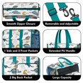 thumbnail image 3 of Teacher Tote Bag,Colorful Dinosaurs Eggs Leaves Pattern Teacher Utility Tote Bag,Large Work Tote Bags for Women with Multiple Pockets,Top Zipper Closure,13.8x10.6x6.7 Inch, 3 of 5