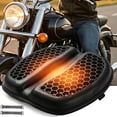 thumbnail image 2 of Motorcycle Seat Cushion Gel 3D Honeycomb Ergonomic Seat Pad, Universal Non-Slip Breathable TPE Shock Absorption Motorcycle Seat Cushion for Long Distance Riding Comfort (Black), 2 of 7