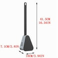 thumbnail image 3 of 1.96 x 16.141 x 2.79inch Toilet Cleaning Brush With Long Handle, Golf Silicone, Wall Mount, 360° Deep Cleaning Brush, Bendable Brush Head , No Drilling Required （Midnight Green）, 3 of 9