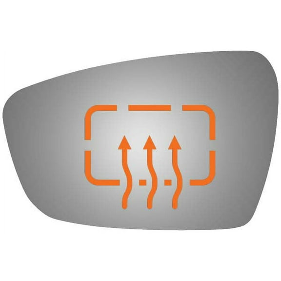 Burco Side View Mirror Replacement Glass - Clear Glass - 4564H