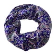 thumbnail image 3 of Peach Couture Chic Graphic Paisley Printed Infinity Loop Scarf Various Colors, 3 of 10