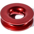 thumbnail image 1 of Recovery Ring Traction Winch Snatch Recovery Ring Aluminium Alloy Snatch Ring or w/41 000lbs Winch Rope 3.8” Compact Recovery Snatch Ring for Soft Shackle SUV ATV UTV Truck Sailing, 1 of 10