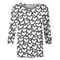 thumbnail image 5 of Ruimatai Women's Casual 3/4 Sleeve Round Neck Top Blouse Soft Stretch Comfortable Everyday Wear Fashion Shirt, 5 of 8