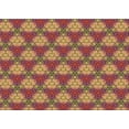 thumbnail image 1 of Ahgly Company Machine Washable Indoor Rectangle Transitional Brown Red Area Rugs, 2' x 5', 1 of 7