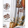 thumbnail image 3 of Yellow Gnomes Pumpkins Blackout Curtains for Bedroom Living Room Darkening Curtains 96 Inches Long Watercolor Country Botanical Window Curtain 2 Panels Set Window Treatment Grommet Drapes 52"x96", 3 of 9