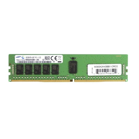 - SAMSUNG Server Memory DDR4 16GB 288-Pin RDIMM Registered ECC DDR4-2400 CL17 (PC4-19200) 2Rx8 1.2V Model M393A2K43BB1-CRC B