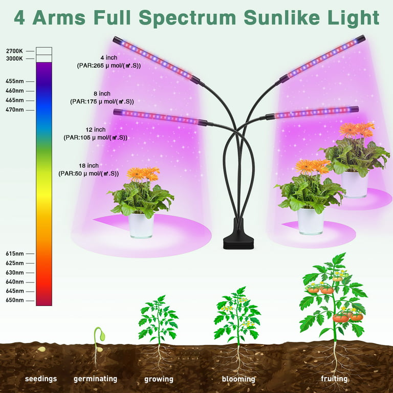 How to Choose the Right Grow Lights for Plants at Every Stage