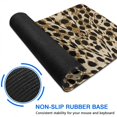 thumbnail image 6 of Long Mouse Pads for Desk,Brown and Black Leopard Print Desk Mats on Top Of Desks, Desk Mouse Pad Extra Large with 3mm Non-Slip Base and Stitched Edge for Gaming,Office,Work,Home 35.4"x15.7", 6 of 6