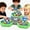 Green, variant on 3-Player Whack Game Mole Toy , Early Learning Toy with Lights & Sounds, Interactive Pounding Hammer Toy with 3 Game Modes