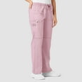 thumbnail image 3 of Wink WonderFLEX Women's Faith Multi-Pocket Cargo Scrub Pant, Rose Blush, XS, 3 of 5