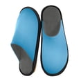 thumbnail image 2 of IAUYY Memory Foam House Slippers Suitable for Both Men and Women. Comfortable, Anti-Slip Plush Flat-Bottomed Slippers The Best Holiday Gift Blue Tile Layout Photography, 2 of 9
