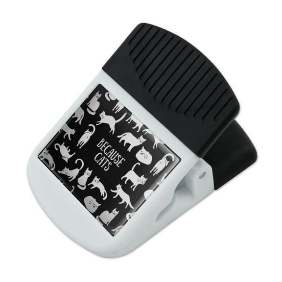 Because Cats Funny Kitties Lounging Around Refrigerator Fridge Magnet Magnetic Hanging Hook Note Snack Clip