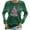 Breast cancer awareness shirts-Green, variant on Homenesgenics Breast Cancer Awareness Shirts Plus Size for Women and Men Women Fashion Print Round Neck Long Sleeve T-Shirts Sweatshirts Red M