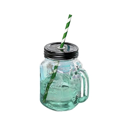 ACDANC Water Bottle Mason Jars Mason Jar Glass Summer Style Design Cup with Household Drinking Coffee Cup