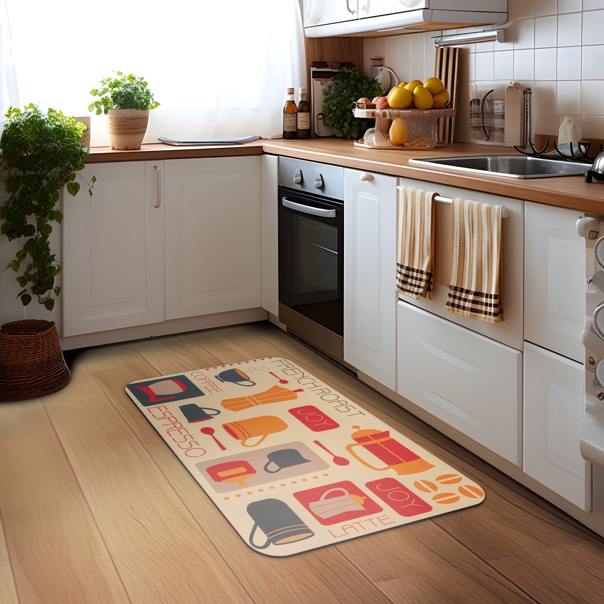Ray Star Kitchen Mats Anti Fatigue 19.7''x31.5'',0.31 Inch Thick Comfort Standing Desk Mat