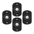 thumbnail image 2 of 4x Ruedas autoadhesivas Ruedas Mini Ruedas giratorias Rueda de muebles de oficina para dormitorio Negro kusrkot Mini ruedas giratorias, 2 of 8
