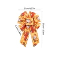 thumbnail image 3 of Aoznliie Fall Ribbon Bows, 5 Pack Woven Fabric Bows for Thanksgiving, 14x8 inch Orange Ribbon Bows for Wreath Table Decor, Multicolor, 3 of 7
