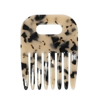 Unique Bargains 1 Pc Women Durable Vintage Acetate Comb Light Brown Acetate Sheet