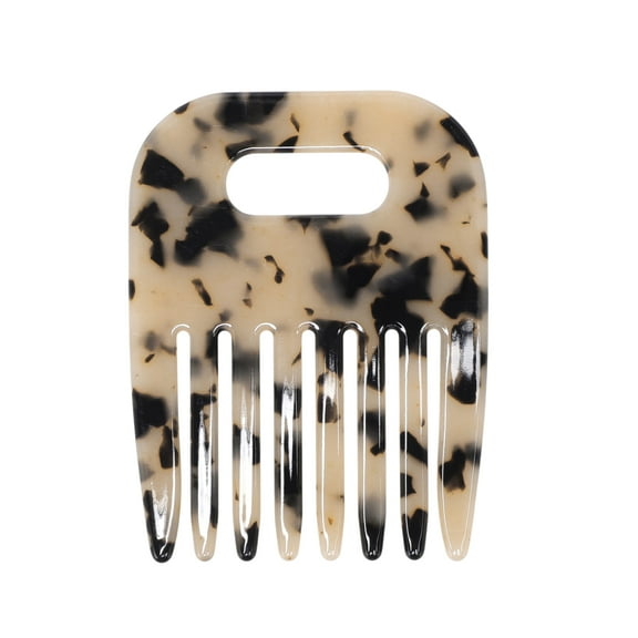 Unique Bargains 1 Pc Women Durable Vintage Acetate Comb Light Brown Acetate Sheet