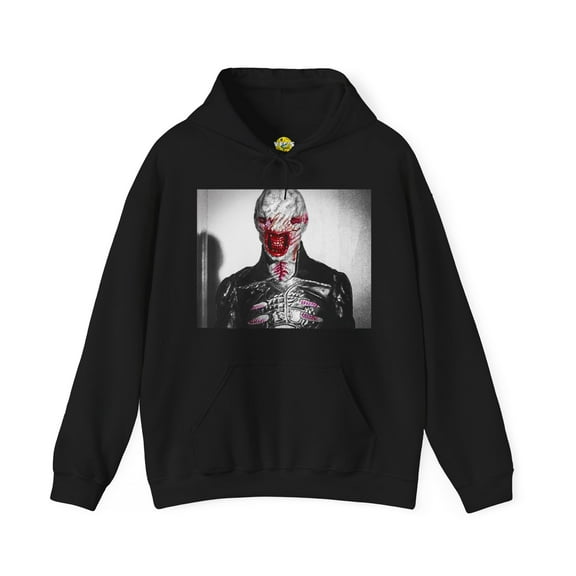 Halloween Chatterer Hellraiser Hoodie, 80s Horror Movie Hooded Sweatshirt