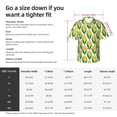 thumbnail image 4 of Fotbe Corn Cob Hawaiian Shirt for Men Unisex Summer Beach Casual Short Sleeve Cotton Linen Button Down Shirts-Large, 4 of 5