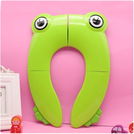 Travel Silicone Toddler Non-slip Training Mat Cushion Chair Pad Folding Potty Seat GREEN